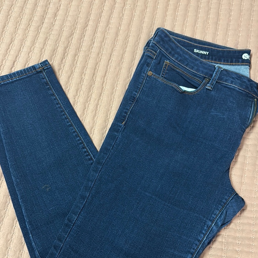 STYLUS Women's Skinny Jeans - Dark Blue